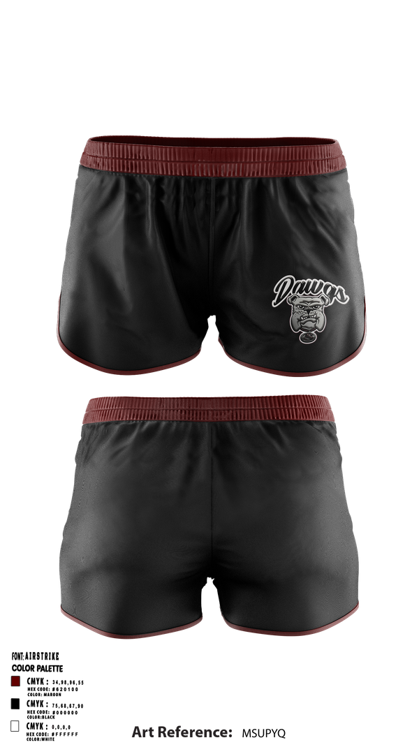 Womens Soccer Shorts, Sobrato HS Bulldogs, , Teamtime, Team time, sublimation, custom sports apparel, team uniforms, spirit wear, spiritwear, sports uniforms, custom shirts, team store, custom team store, fundraiser sports, apparel fundraiser