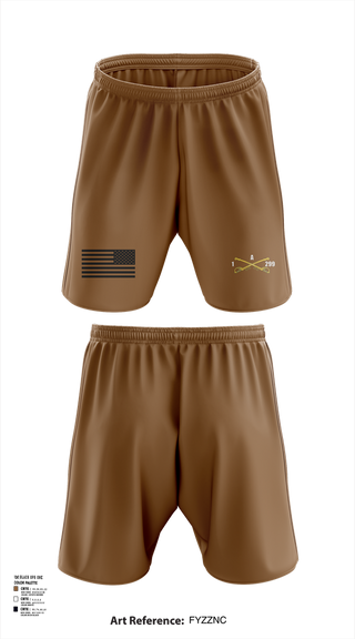 Athletic Shorts With Pockets, A Troop, 1st squadron-299th Calvary Regiment, , Teamtime, Team time, sublimation, custom sports apparel, team uniforms, spirit wear, spiritwear, sports uniforms, custom shirts, team store, custom team store, fundraiser sports, apparel fundraiser