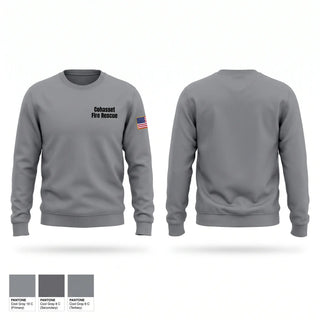 Crew Neck Sweatshirt, Cohasset Fire & Rescue, Fire Department, Teamtime, Team time, sublimation, custom sports apparel, team uniforms, spirit wear, spiritwear, sports uniforms, custom shirts, team store, custom team store, fundraiser sports, apparel fundraiser