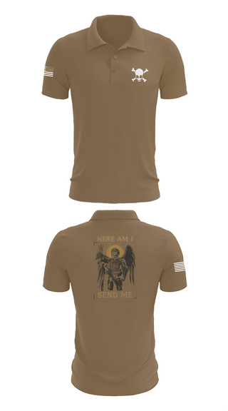 Short Sleeve Performance Polo, Charlie Co., , Teamtime, Team time, sublimation, custom sports apparel, team uniforms, spirit wear, spiritwear, sports uniforms, custom shirts, team store, custom team store, fundraiser sports, apparel fundraiser