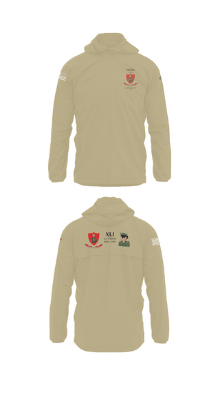 Windbreaker, CMLP41, Army, Teamtime, Team time, sublimation, custom sports apparel, team uniforms, spirit wear, spiritwear, sports uniforms, custom shirts, team store, custom team store, fundraiser sports, apparel fundraiser