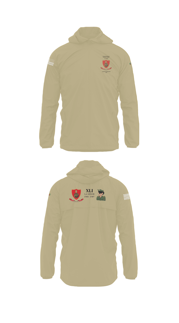 Windbreaker, CMLP41, Army, Teamtime, Team time, sublimation, custom sports apparel, team uniforms, spirit wear, spiritwear, sports uniforms, custom shirts, team store, custom team store, fundraiser sports, apparel fundraiser