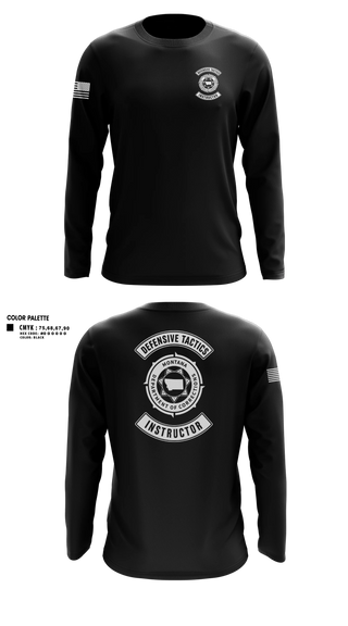 Long Sleeve Performance Shirt, Flow State AthleticsMontana Department of Corrections Defensive Tactics InstructorsMontana Department of Corrections Defensive Tactics Instructors, Police, Teamtime, Team time, sublimation, custom sports apparel, team uniforms, spirit wear, spiritwear, sports uniforms, custom shirts, team store, custom team store, fundraiser sports, apparel fundraiser