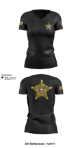 Butler County Sheriff’s Office  Women's Short Sleeve V-neck Shirt - 2