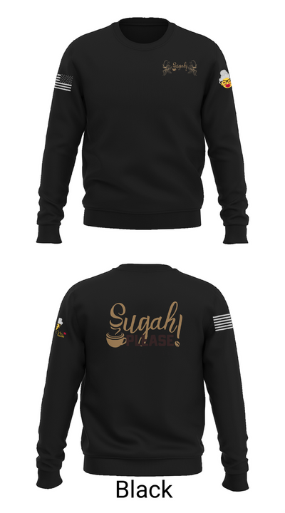 Sugah Please Breakfast Brunch Bar 84715642 Crew Neck Sweatshirt - 21