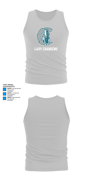 Tank Top, Lady Chargers, Women's Basketball, Teamtime, Team time, sublimation, custom sports apparel, team uniforms, spirit wear, spiritwear, sports uniforms, custom shirts, team store, custom team store, fundraiser sports, apparel fundraiser