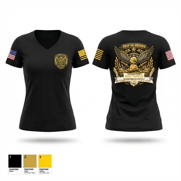 Womens Short Sleeve Vneck Shirt, 998th QM Co, Army, Teamtime, Team time, sublimation, custom sports apparel, team uniforms, spirit wear, spiritwear, sports uniforms, custom shirts, team store, custom team store, fundraiser sports, apparel fundraiser