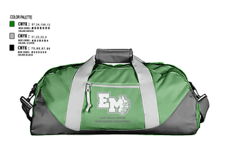 Duffle Bag, East Mills Junior High School Basketball, Women's Basketball, Teamtime, Team time, sublimation, custom sports apparel, team uniforms, spirit wear, spiritwear, sports uniforms, custom shirts, team store, custom team store, fundraiser sports, apparel fundraiser
