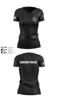 Bangor PD 19370078 Women's Short Sleeve V-neck Shirt - 2