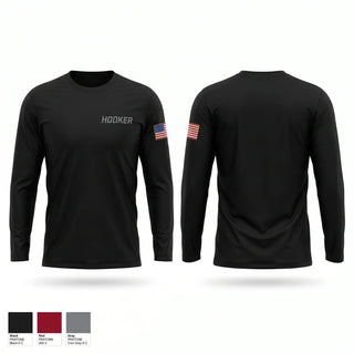 Long Sleeve Performance Shirt, Hooker, Fire Department, Teamtime, Team time, sublimation, custom sports apparel, team uniforms, spirit wear, spiritwear, sports uniforms, custom shirts, team store, custom team store, fundraiser sports, apparel fundraiser