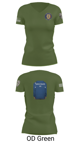 Womens Short Sleeve Vneck Shirt, Cayce Police K9, , Teamtime, Team time, sublimation, custom sports apparel, team uniforms, spirit wear, spiritwear, sports uniforms, custom shirts, team store, custom team store, fundraiser sports, apparel fundraiser