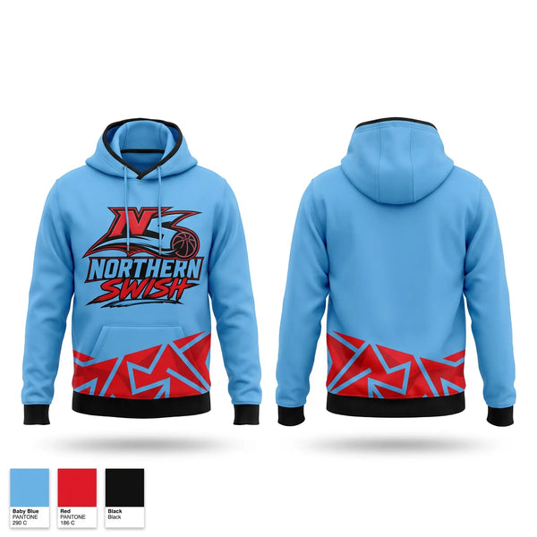 Hoodie, NORTHERN SWISH, Men's Basketball, Teamtime, Team time, sublimation, custom sports apparel, team uniforms, spirit wear, spiritwear, sports uniforms, custom shirts, team store, custom team store, fundraiser sports, apparel fundraiser