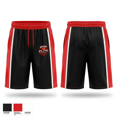 Red Dirt Elite Mens Reversible Basketball Shorts - 1