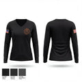 Cowee Volunteer Fire Rescue 87001031 Women's Long Sleeve V-neck Shirt - 1