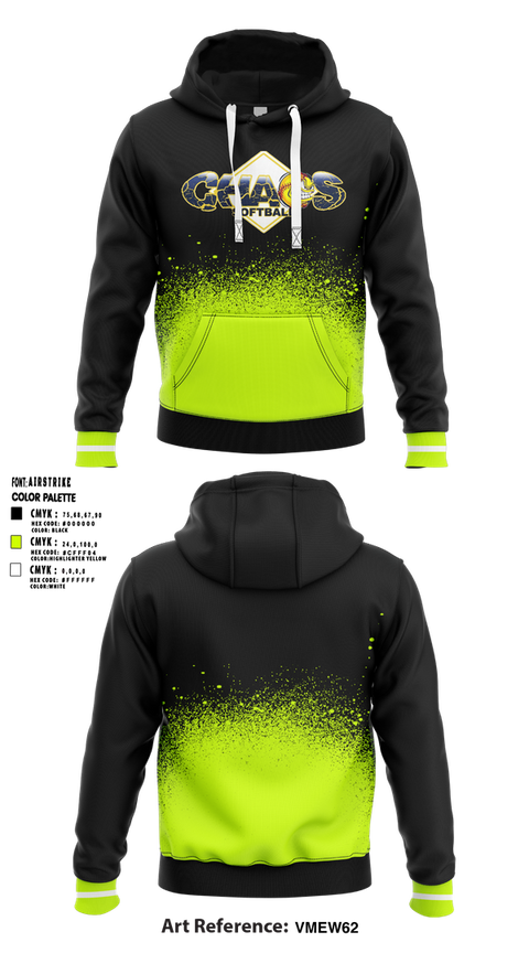 Hoodie, Chaos, Softball, Teamtime, Team time, sublimation, custom sports apparel, team uniforms, spirit wear, spiritwear, sports uniforms, custom shirts, team store, custom team store, fundraiser sports, apparel fundraiser