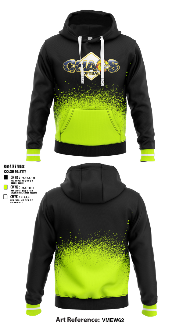 Hoodie, Chaos, Softball, Teamtime, Team time, sublimation, custom sports apparel, team uniforms, spirit wear, spiritwear, sports uniforms, custom shirts, team store, custom team store, fundraiser sports, apparel fundraiser