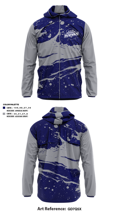 Hawks 85168261 Windbreaker - 1