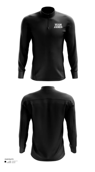 Quarter Zip Jacket, Team James, Wrestling, Teamtime, Team time, sublimation, custom sports apparel, team uniforms, spirit wear, spiritwear, sports uniforms, custom shirts, team store, custom team store, fundraiser sports, apparel fundraiser
