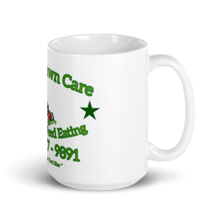 Jaydons Lawn Care 31695276 White Glossy Mug - Small
