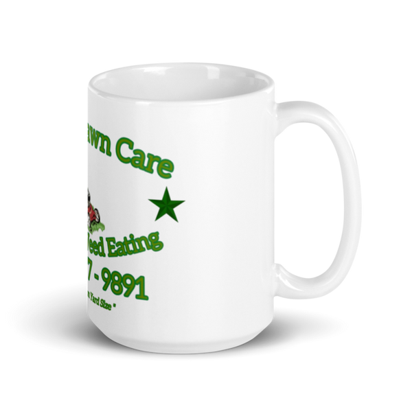Jaydons Lawn Care 31695276 White Glossy Mug - Medium