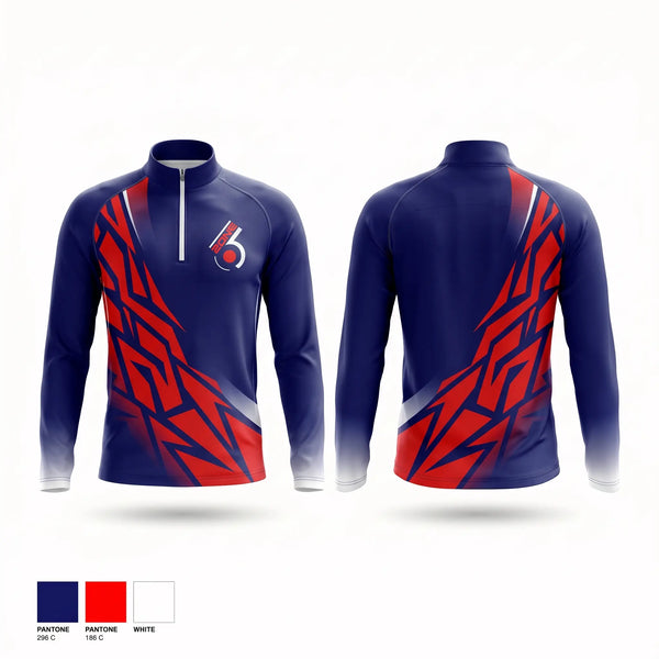 Quarter Zip Jacket, Zone 6, , Teamtime, Team time, sublimation, custom sports apparel, team uniforms, spirit wear, spiritwear, sports uniforms, custom shirts, team store, custom team store, fundraiser sports, apparel fundraiser