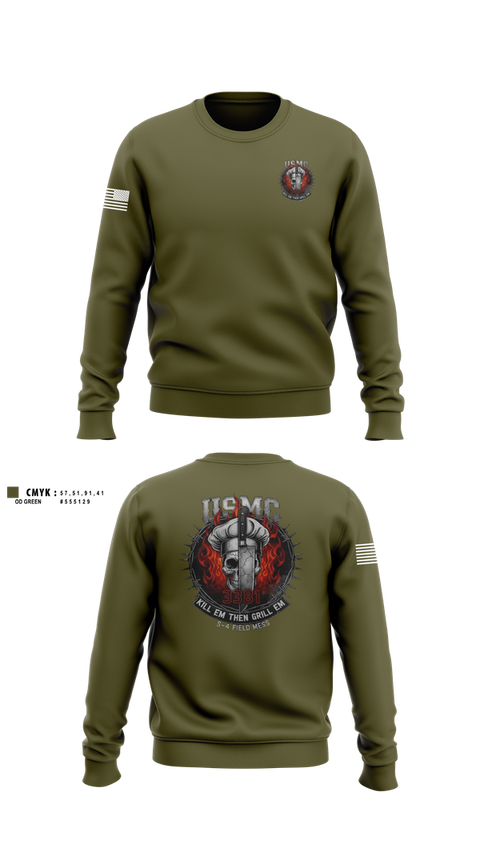 Crew Neck Sweatshirt, 1/1, Marines, Teamtime, Team time, sublimation, custom sports apparel, team uniforms, spirit wear, spiritwear, sports uniforms, custom shirts, team store, custom team store, fundraiser sports, apparel fundraiser
