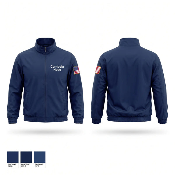 Windbreaker, Cumbola Hose, Fire Department, Teamtime, Team time, sublimation, custom sports apparel, team uniforms, spirit wear, spiritwear, sports uniforms, custom shirts, team store, custom team store, fundraiser sports, apparel fundraiser