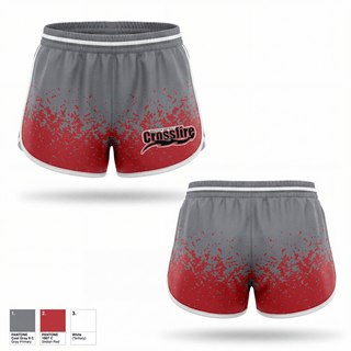 Womens Shorts, Crossfire Fastpitch, Softball, Teamtime, Team time, sublimation, custom sports apparel, team uniforms, spirit wear, spiritwear, sports uniforms, custom shirts, team store, custom team store, fundraiser sports, apparel fundraiser