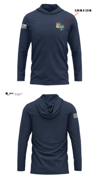 Long Sleeve hooded sunshirt, ILSSA Boston, , Teamtime, Team time, sublimation, custom sports apparel, team uniforms, spirit wear, spiritwear, sports uniforms, custom shirts, team store, custom team store, fundraiser sports, apparel fundraiser