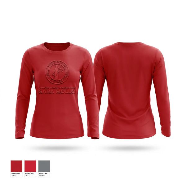 Long Sleeve Performance Shirt, Sara Mollo Public Defender, , Teamtime, Team time, sublimation, custom sports apparel, team uniforms, spirit wear, spiritwear, sports uniforms, custom shirts, team store, custom team store, fundraiser sports, apparel fundraiser