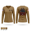 Engine 106 Hazmat 106 Women's Long Sleeve V-neck Shirt - 1