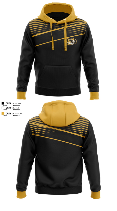 Hoodie, Mizzou Golf, Golf, Teamtime, Team time, sublimation, custom sports apparel, team uniforms, spirit wear, spiritwear, sports uniforms, custom shirts, team store, custom team store, fundraiser sports, apparel fundraiser