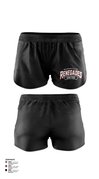Womens Shorts, Naperville Renegades, Baseball, Teamtime, Team time, sublimation, custom sports apparel, team uniforms, spirit wear, spiritwear, sports uniforms, custom shirts, team store, custom team store, fundraiser sports, apparel fundraiser