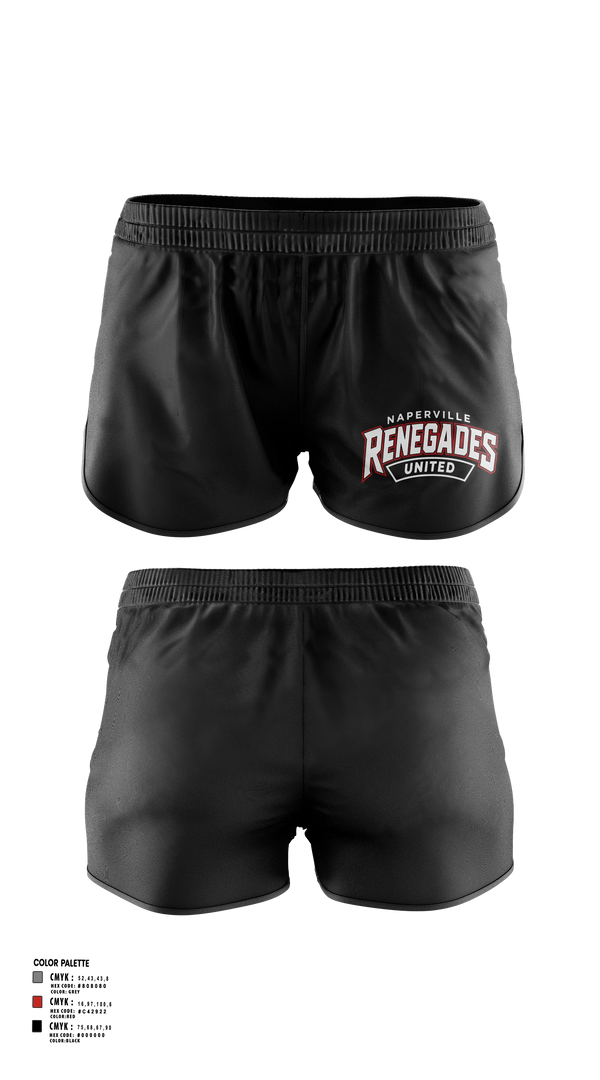 Womens Shorts, Naperville Renegades, Baseball, Teamtime, Team time, sublimation, custom sports apparel, team uniforms, spirit wear, spiritwear, sports uniforms, custom shirts, team store, custom team store, fundraiser sports, apparel fundraiser