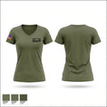 Latimer County Sheriff Women's Short Sleeve V-neck Shirt - 1