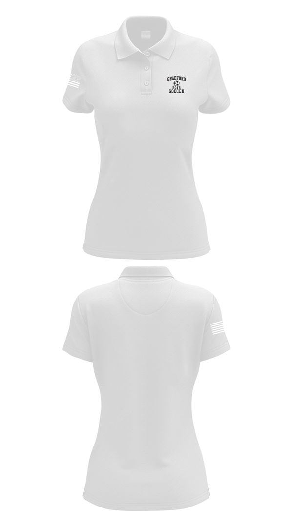 Womens Short Sleeve Performance Polo, Bradford Boys Soccer, Men's Soccer, Teamtime, Team time, sublimation, custom sports apparel, team uniforms, spirit wear, spiritwear, sports uniforms, custom shirts, team store, custom team store, fundraiser sports, apparel fundraiser