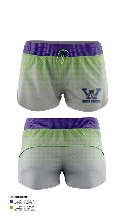 Waukegan Bulldogs Womens Soccer Shorts - 3