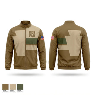 Windbreaker, 1-108 FAR, National Guard, Teamtime, Team time, sublimation, custom sports apparel, team uniforms, spirit wear, spiritwear, sports uniforms, custom shirts, team store, custom team store, fundraiser sports, apparel fundraiser