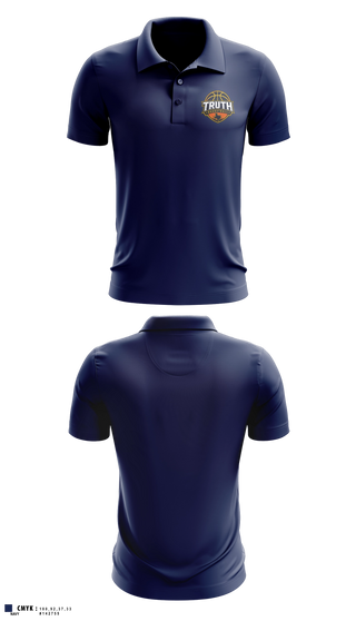 Short Sleeve Performance Polo, Truth Basketball, Women's Basketball, Teamtime, Team time, sublimation, custom sports apparel, team uniforms, spirit wear, spiritwear, sports uniforms, custom shirts, team store, custom team store, fundraiser sports, apparel fundraiser