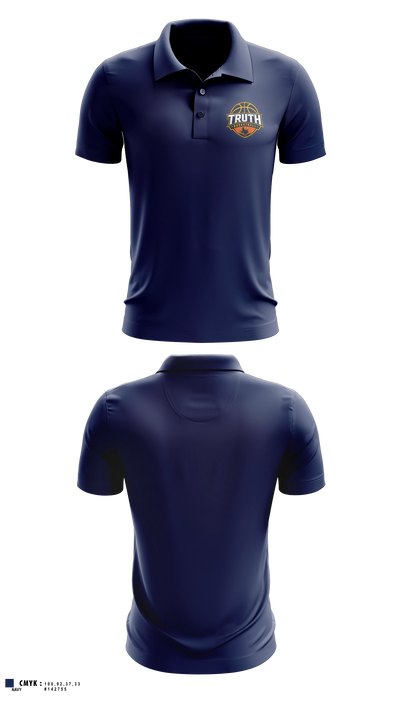 Truth Basketball Short Sleeve Performance Polo - 3