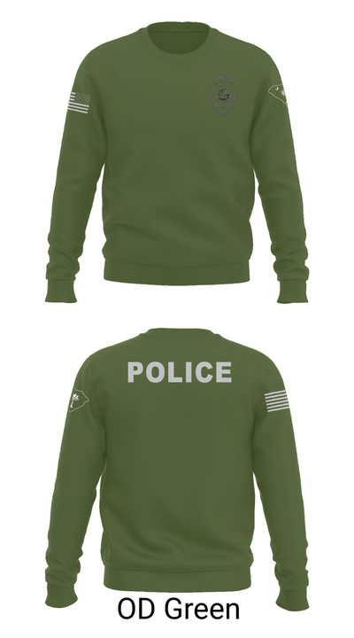 Bluffton PD 22287446 Crew Neck Sweatshirt - 43