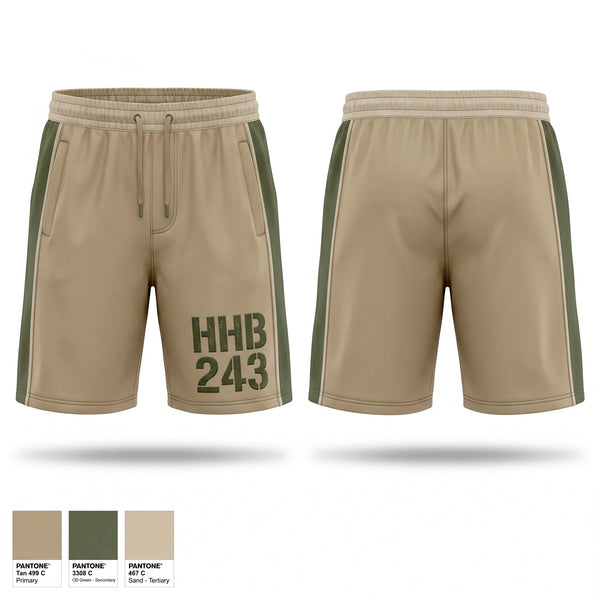 Athletic Shorts With Pockets, HHB 2-43, Army, Teamtime, Team time, sublimation, custom sports apparel, team uniforms, spirit wear, spiritwear, sports uniforms, custom shirts, team store, custom team store, fundraiser sports, apparel fundraiser