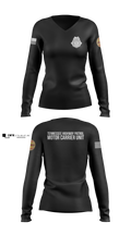 THP motor carrier unit Women's Long Sleeve V-neck Shirt - 5
