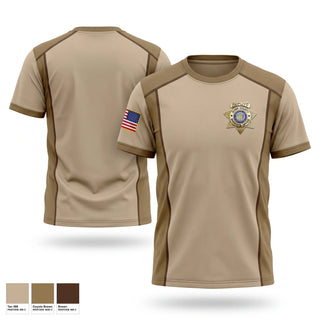Old School Cotton Feel Shirt, Dunn County Sheriff, Police, Teamtime, Team time, sublimation, custom sports apparel, team uniforms, spirit wear, spiritwear, sports uniforms, custom shirts, team store, custom team store, fundraiser sports, apparel fundraiser