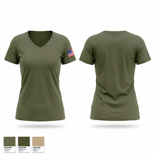 Womens Short Sleeve Vneck Shirt, SOI-W, H&S Bn, H&S Co. Ammo Section, Marines, Teamtime, Team time, sublimation, custom sports apparel, team uniforms, spirit wear, spiritwear, sports uniforms, custom shirts, team store, custom team store, fundraiser sports, apparel fundraiser