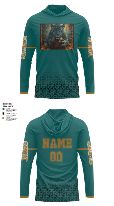southeast Jaguars 26594681 Long Sleeve Rash Guard Shirt - 2