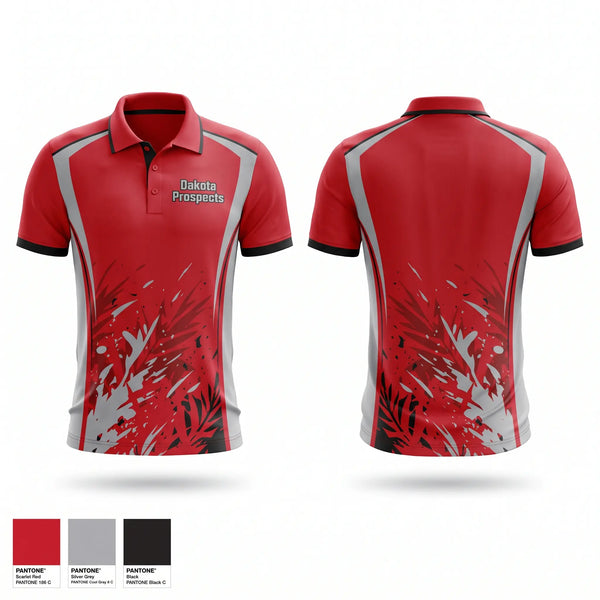 Short Sleeve Performance Polo, Dakota Prospects, Men's Basketball, Teamtime, Team time, sublimation, custom sports apparel, team uniforms, spirit wear, spiritwear, sports uniforms, custom shirts, team store, custom team store, fundraiser sports, apparel fundraiser