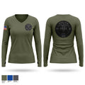 Team4 Women's Long Sleeve V-neck Shirt - 1