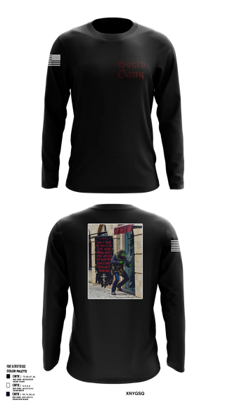 Long Sleeve Performance Shirt, South Gang Unit, Police, Teamtime, Team time, sublimation, custom sports apparel, team uniforms, spirit wear, spiritwear, sports uniforms, custom shirts, team store, custom team store, fundraiser sports, apparel fundraiser