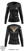 829 maintenance 40042048 Women's Long Sleeve V-neck Shirt - 3